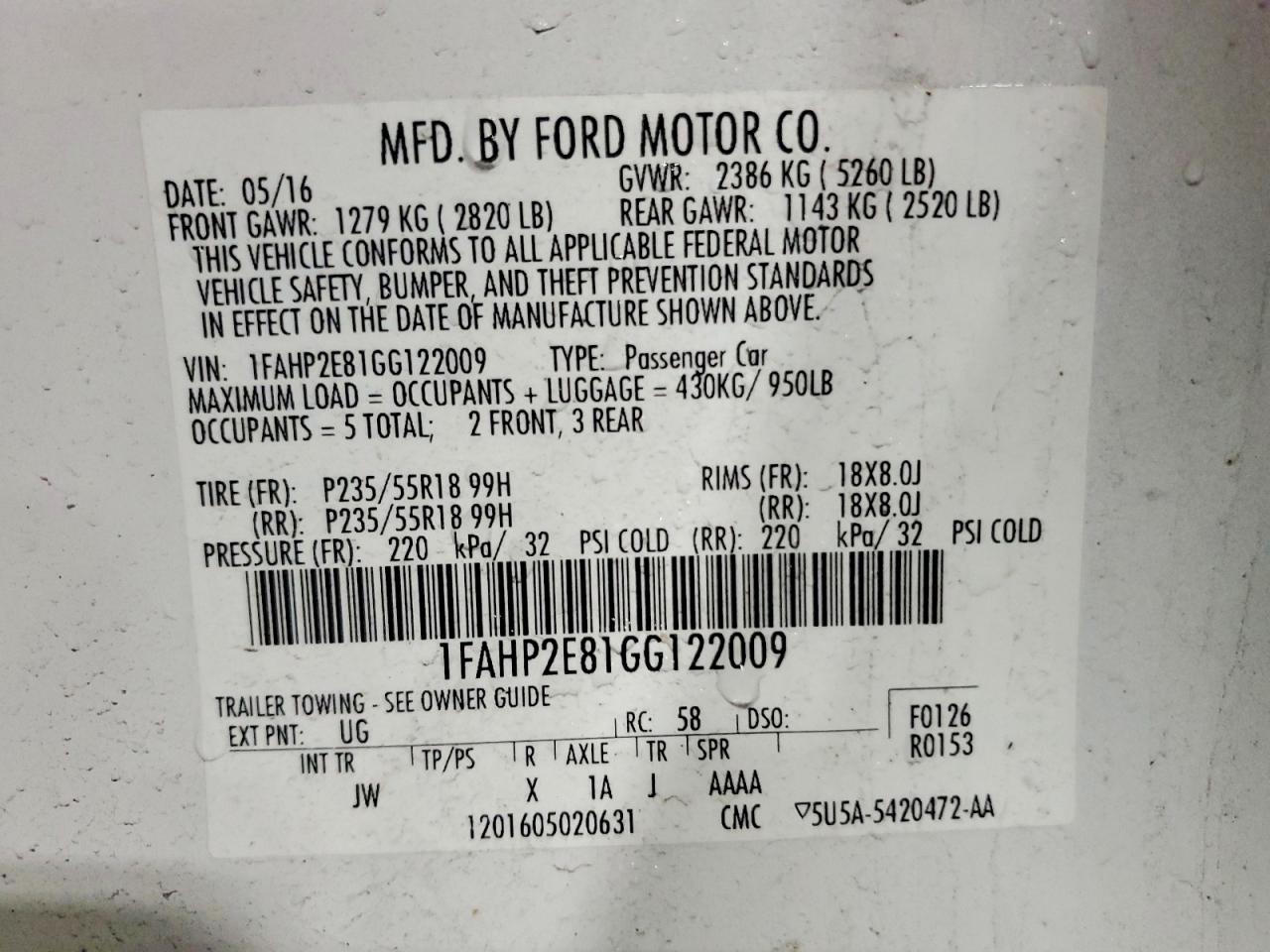 Ford Taurus Sel