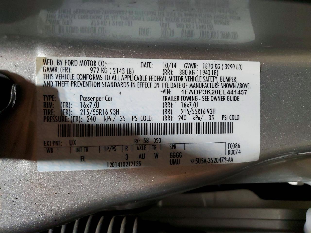 Ford Focus Se