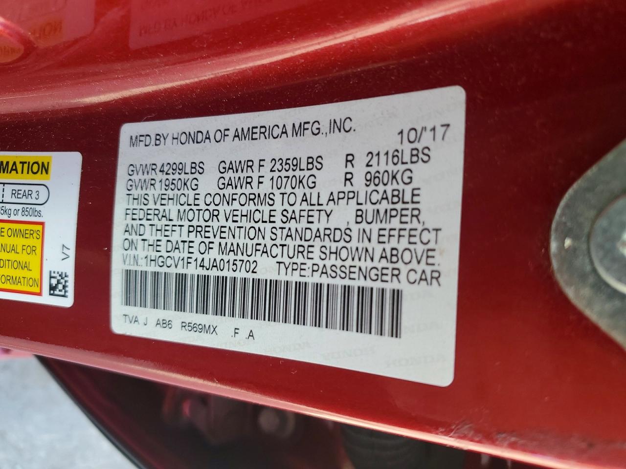 Honda Accord Lx
