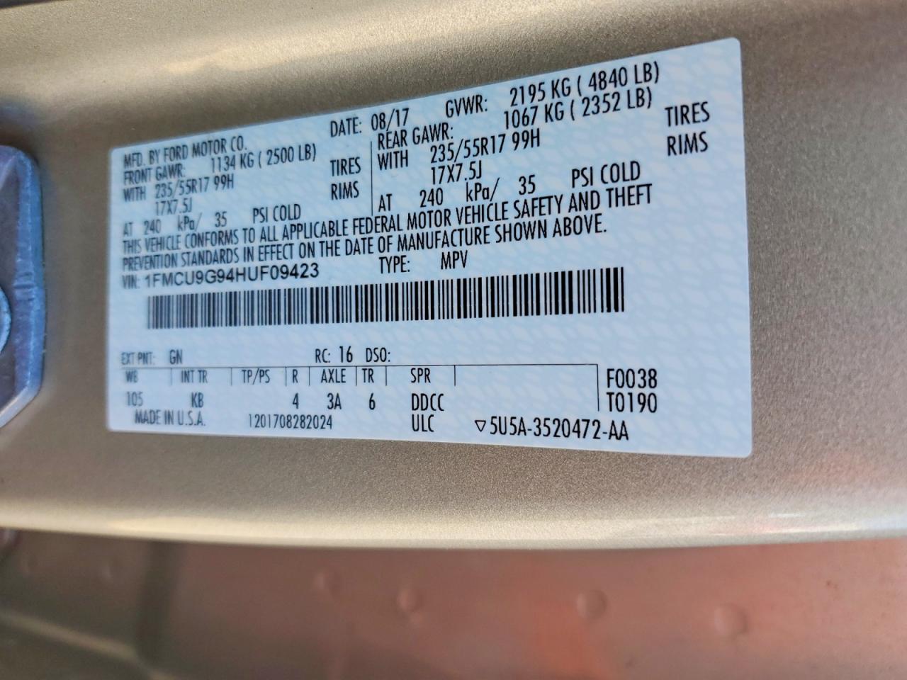 Ford Escape Se