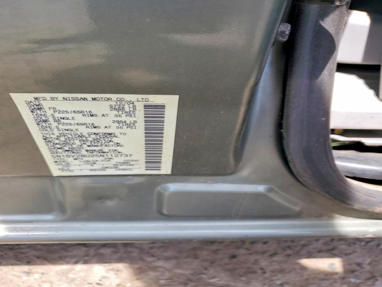 Nissan Quest 3.5