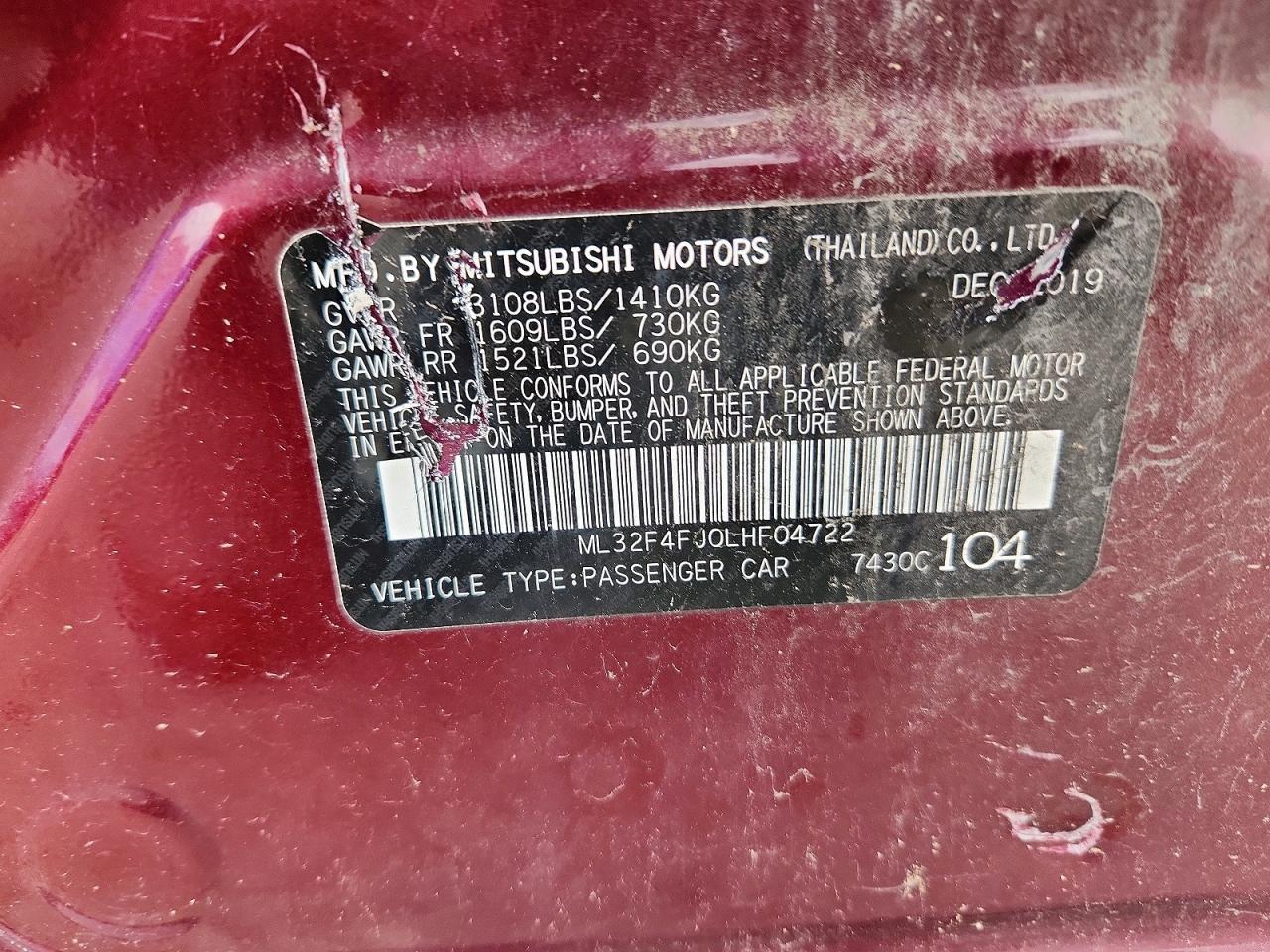 Mitsubishi Mirage G4 Se