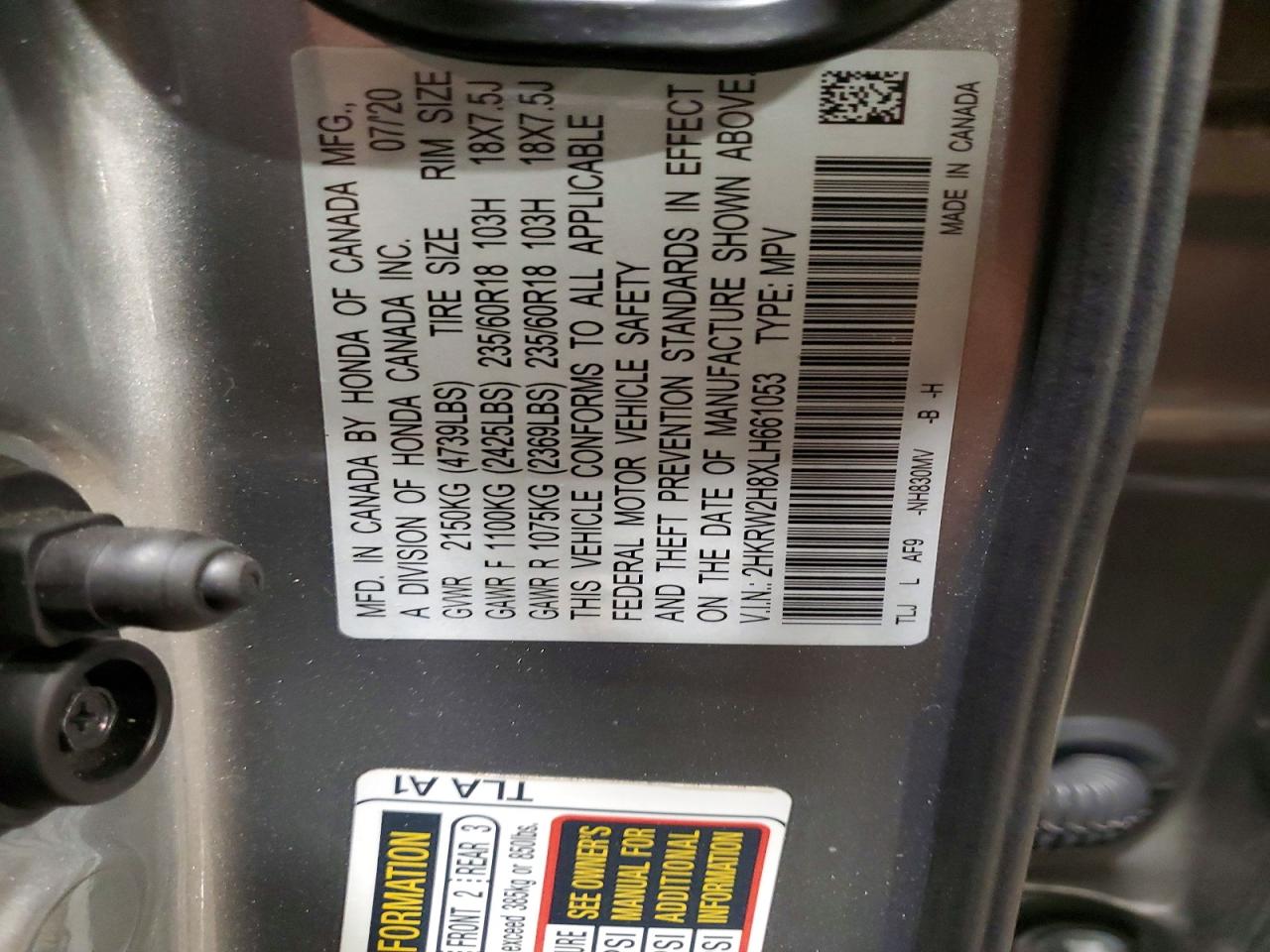 Honda Crv Exl
