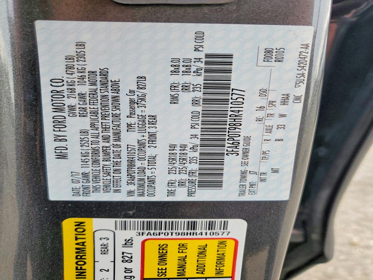 Ford Fusion Se