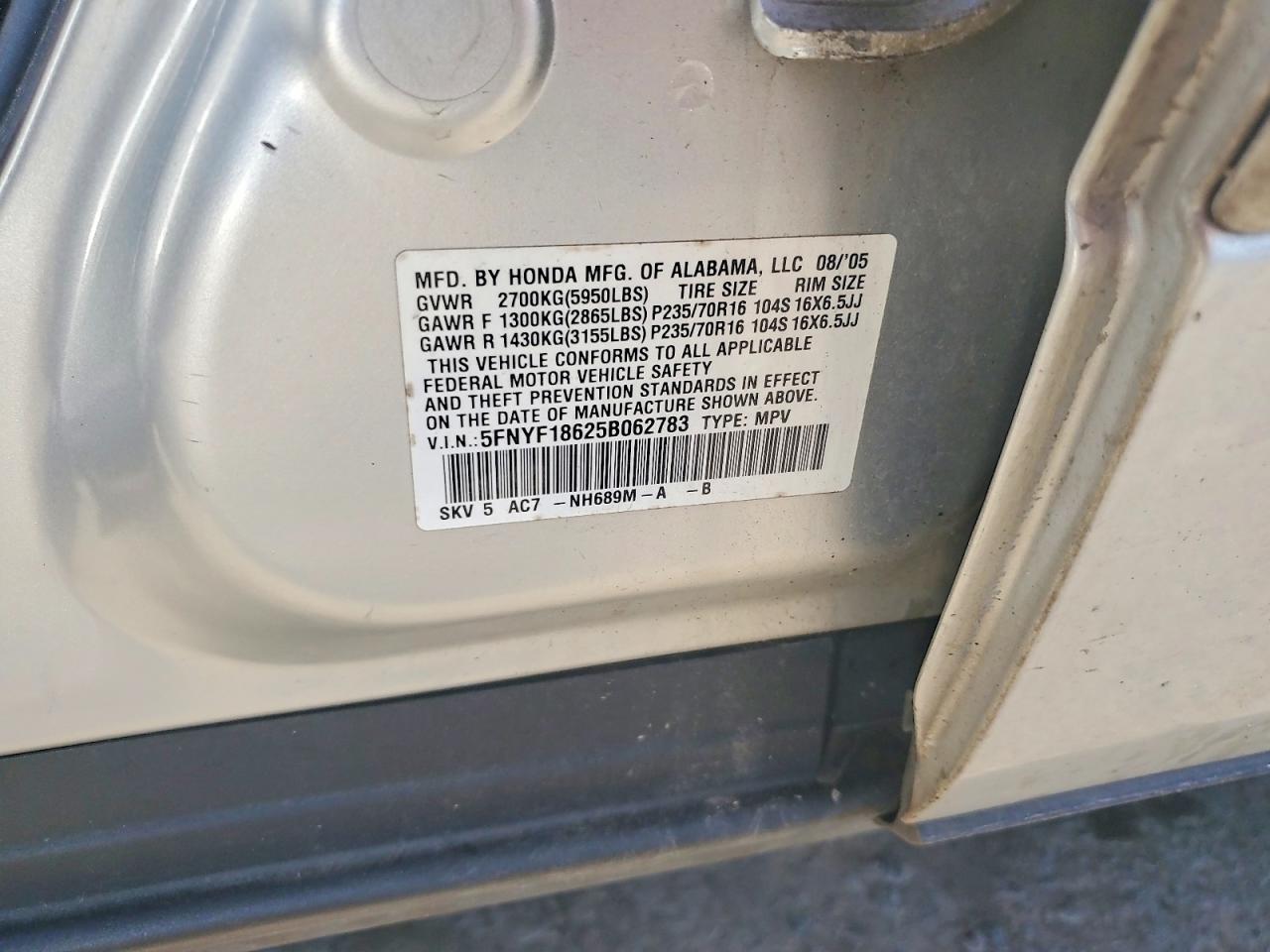 Honda Pilot Exl
