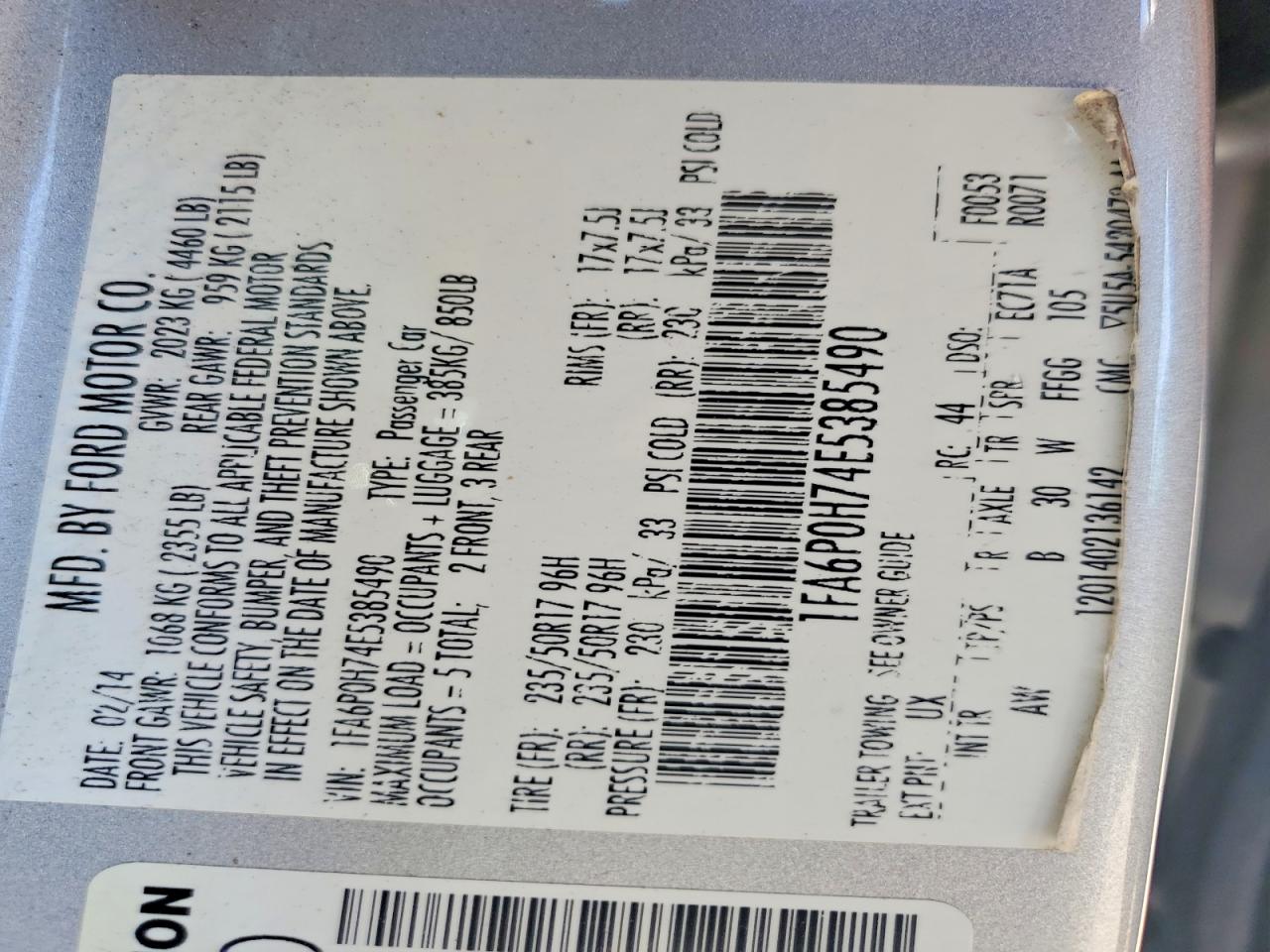 Ford Fusion Se
