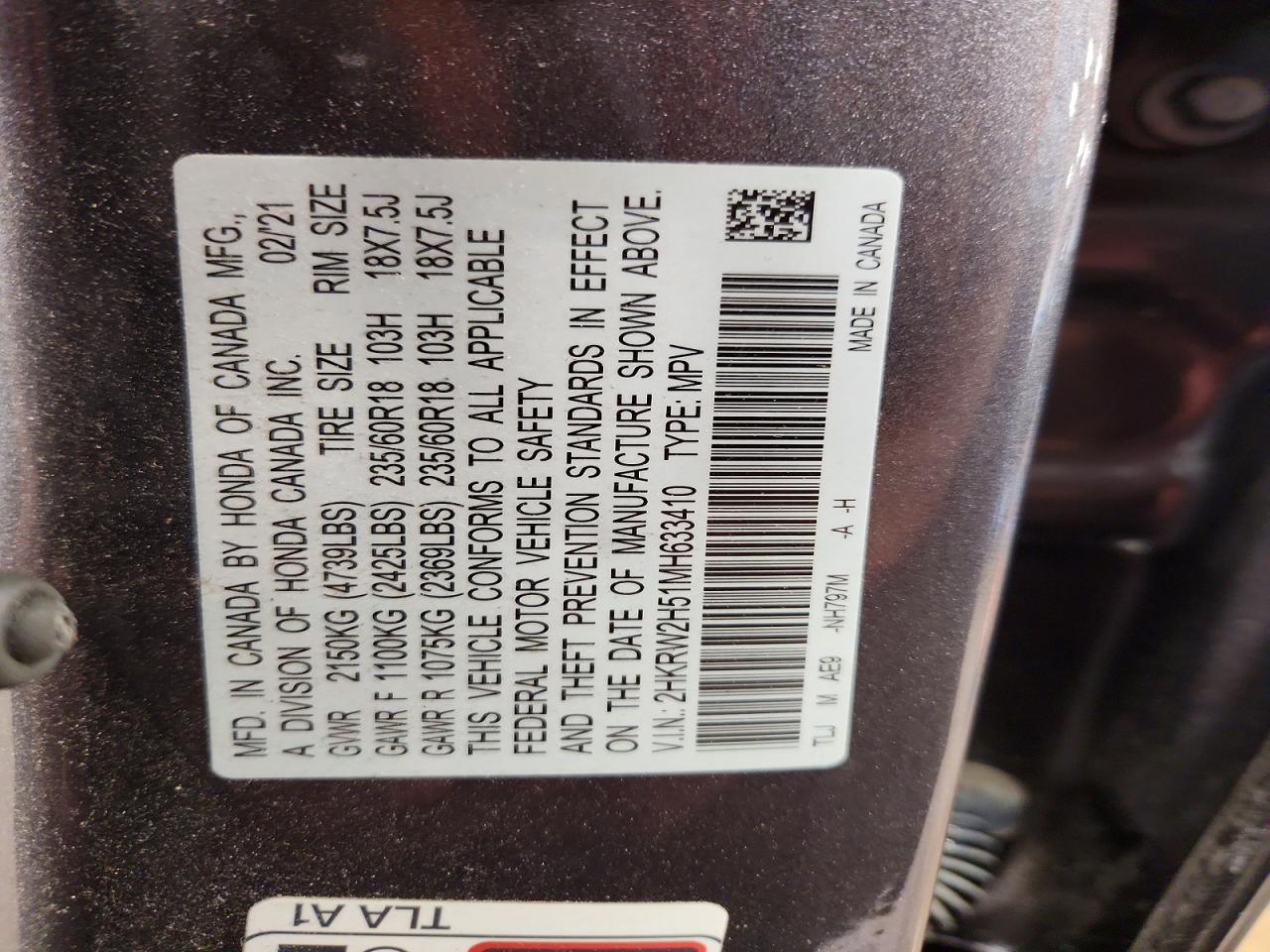 Honda Crv Ex