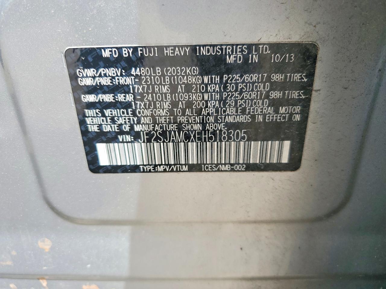 Subaru Forester 2.5i Touring