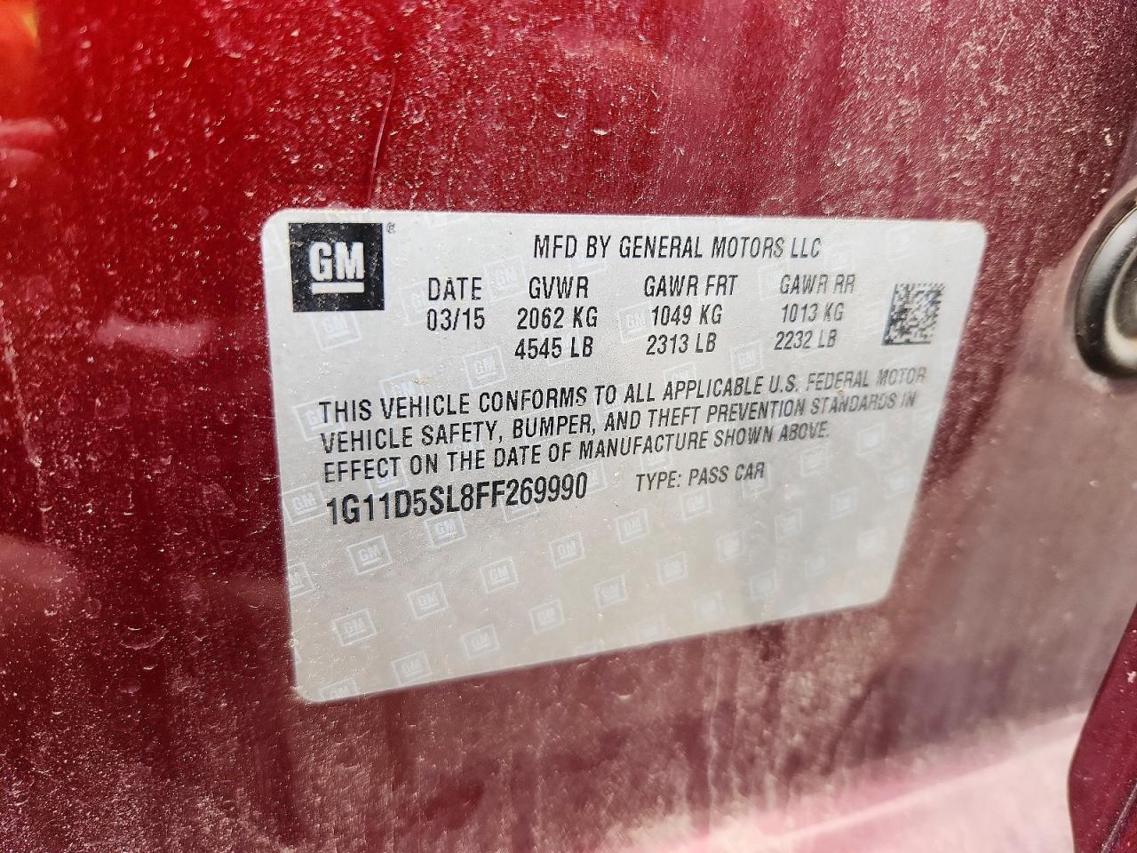 Chevrolet Malibu 2lt