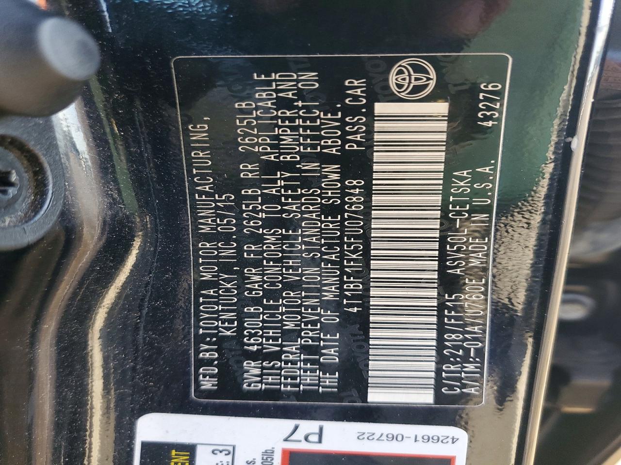 Toyota Camry Se