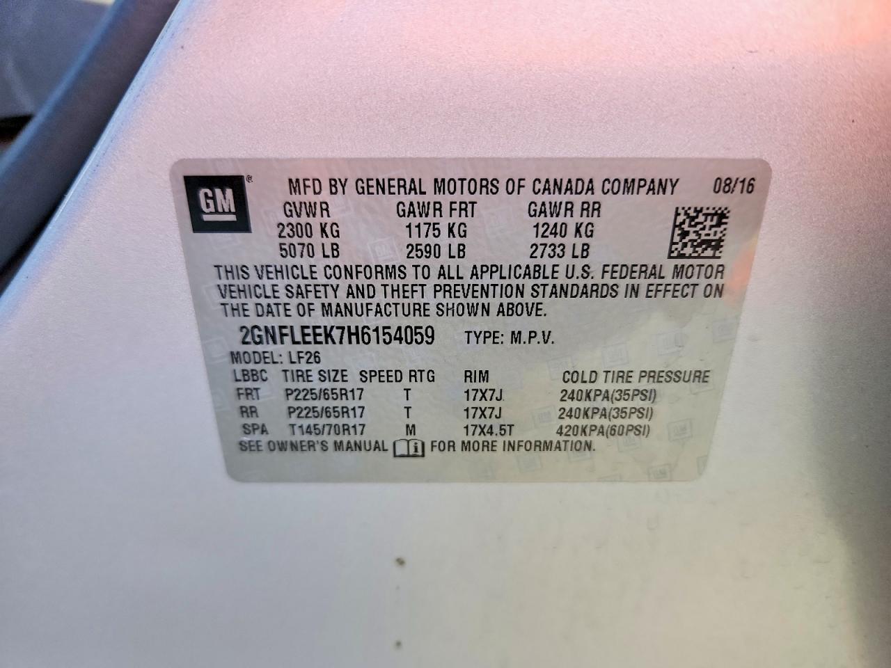Chevrolet Equinox Ls