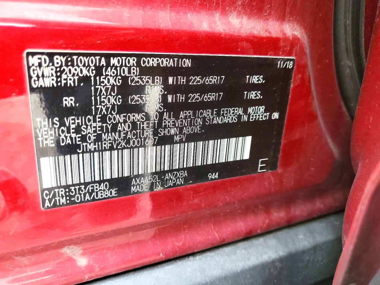 Toyota RAV4 Le