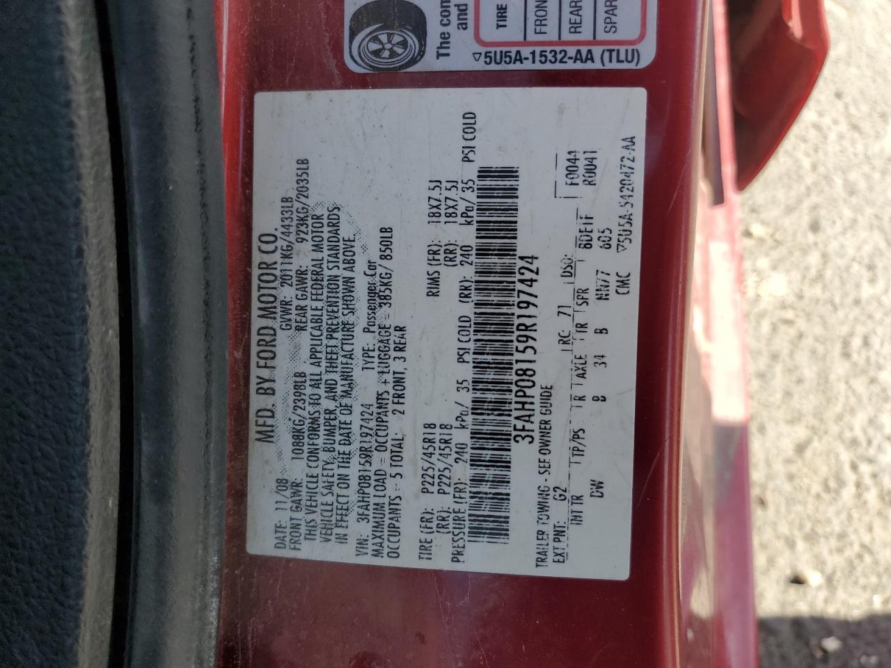 Ford Fusion Sel