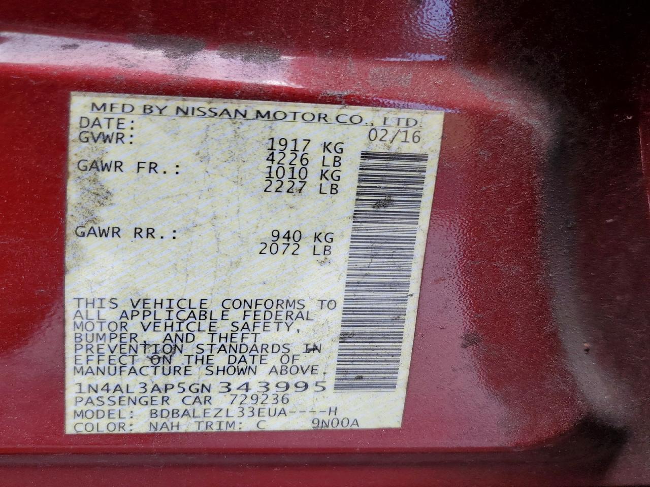 Nissan Altima 2.5 S