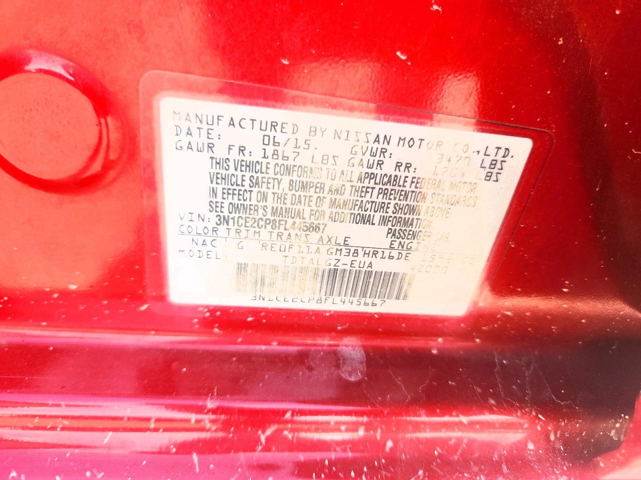Nissan Versa Sr