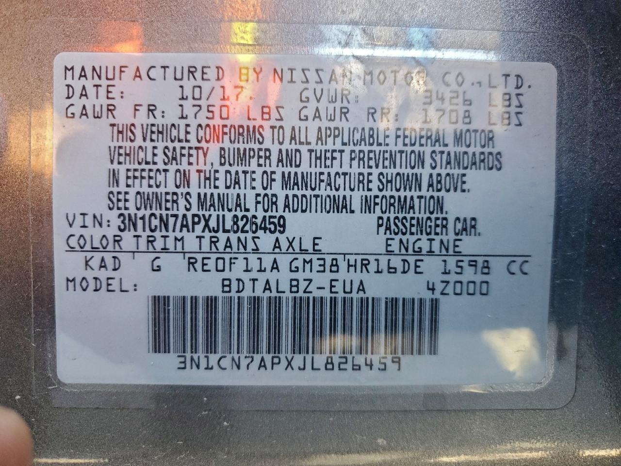 Nissan Versa S
