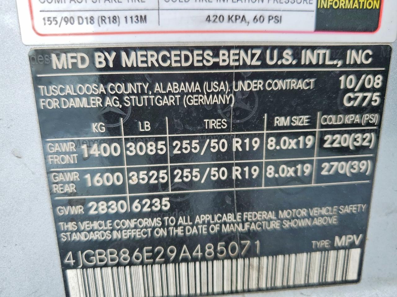 Mercedes-Benz M-Class 350