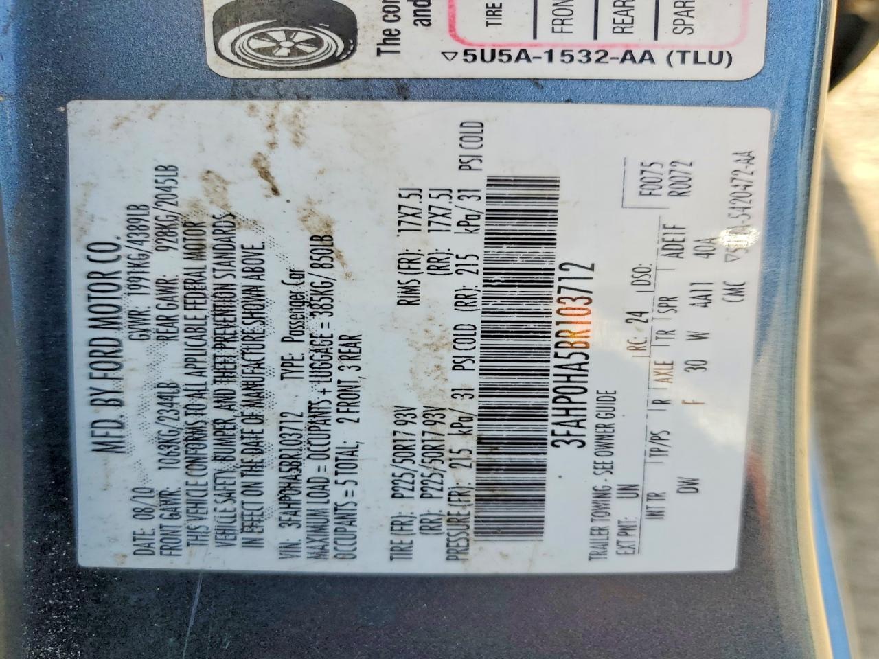 Ford Fusion Se
