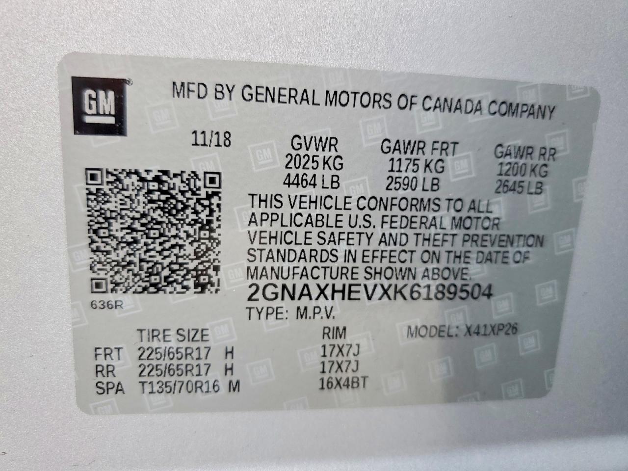 Chevrolet Equinox Ls