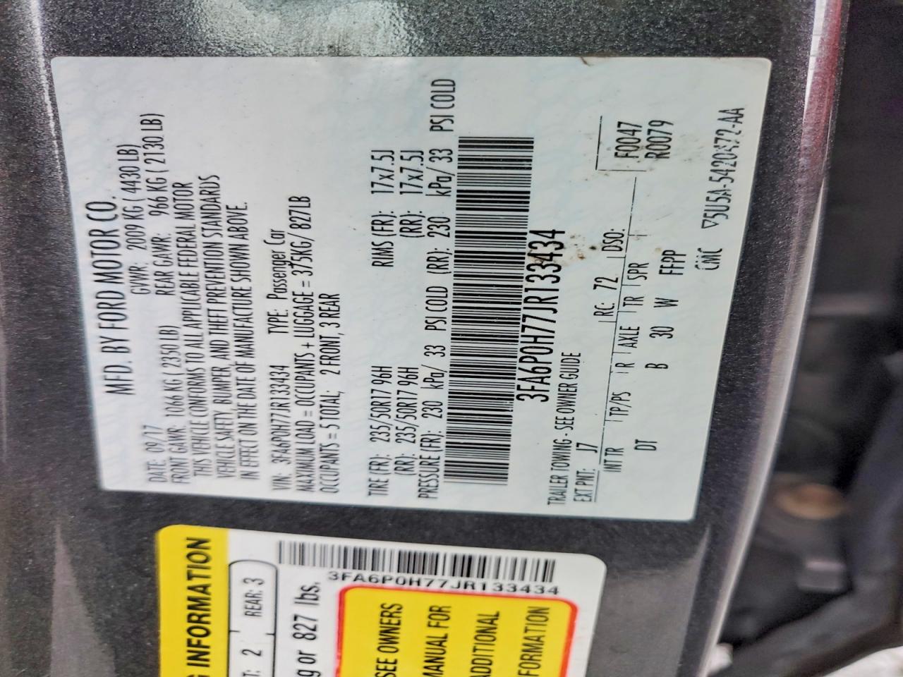 Ford Fusion Se