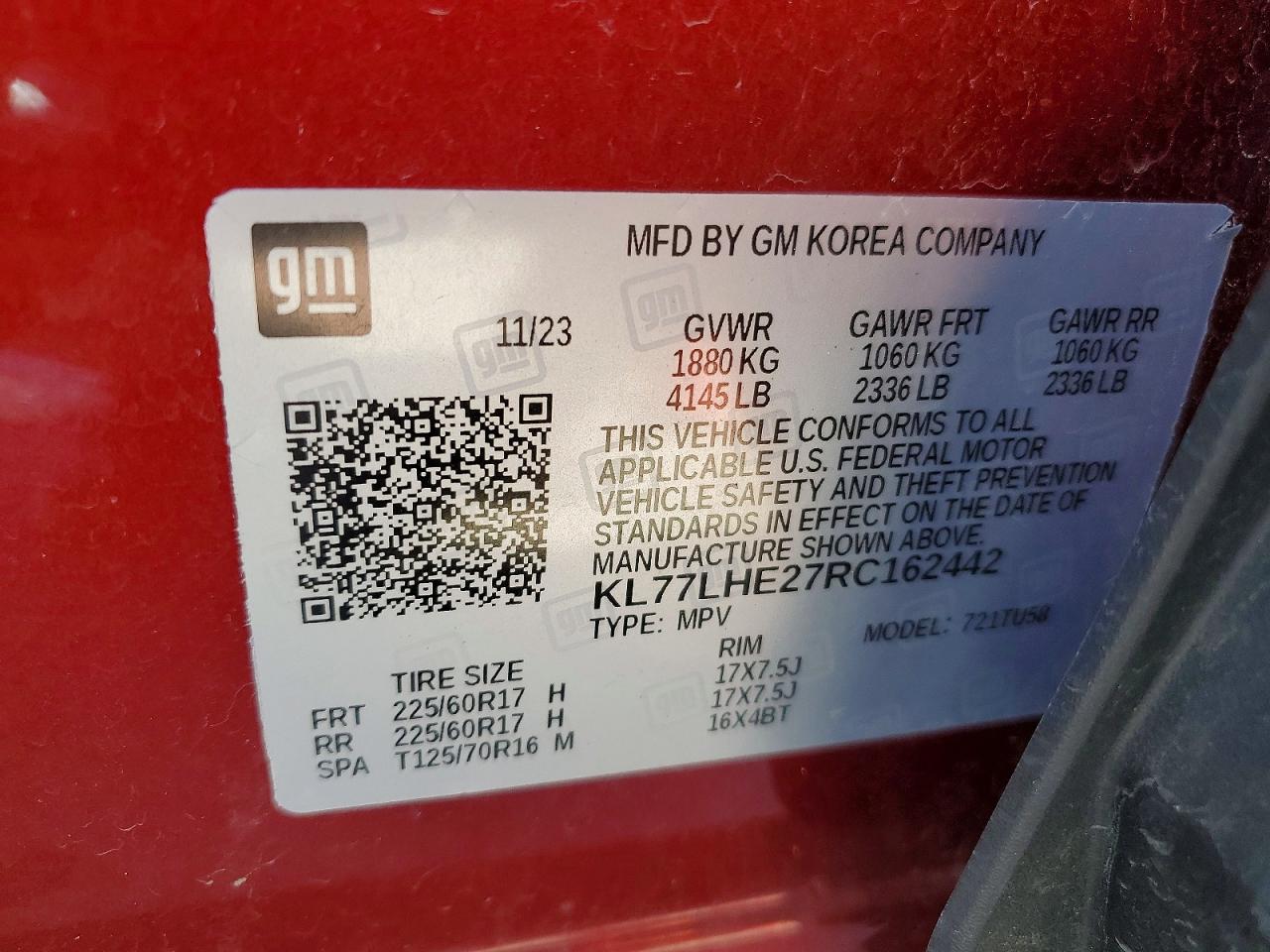 Chevrolet Trax 1lt