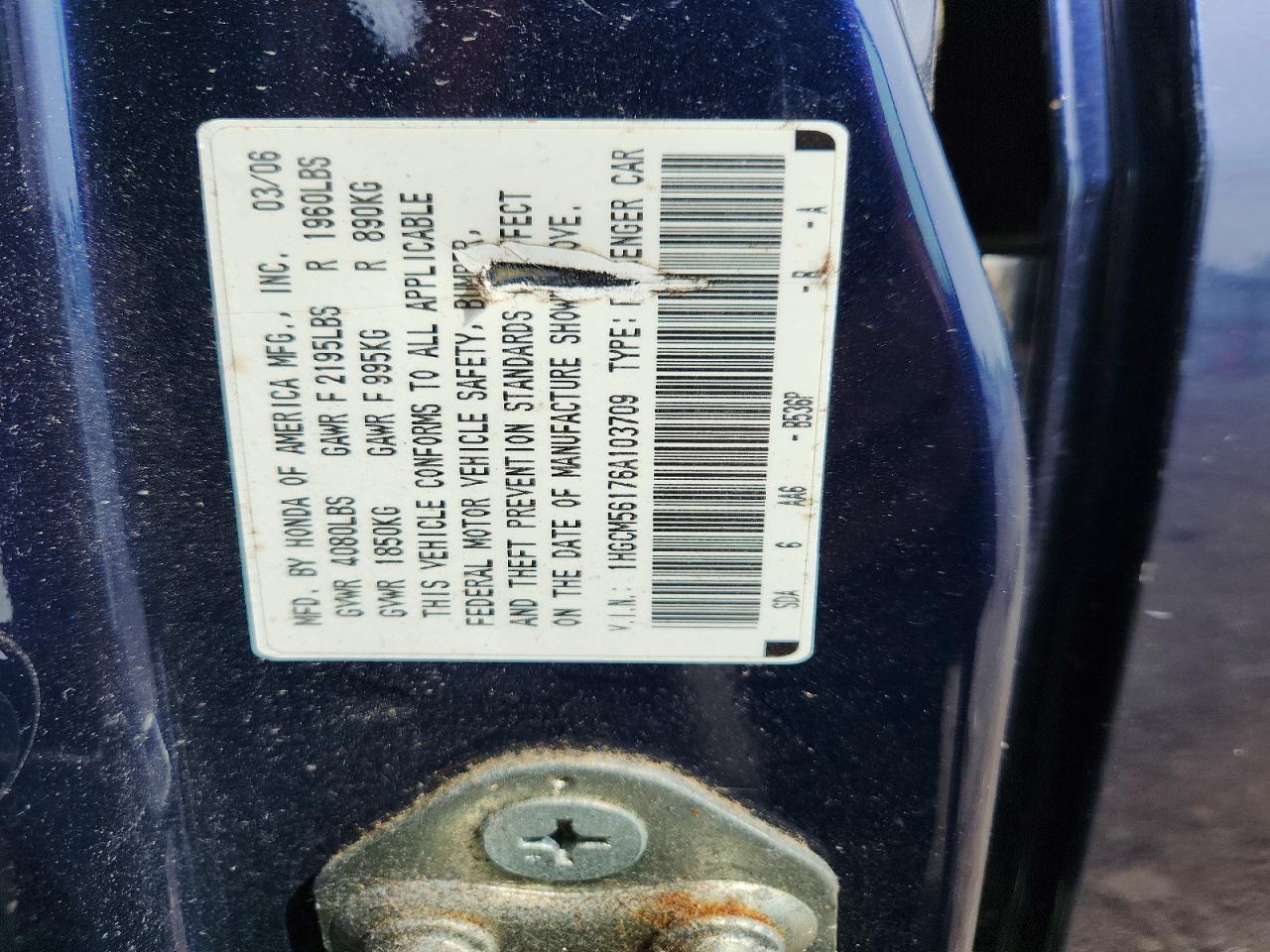 Honda Accord Value