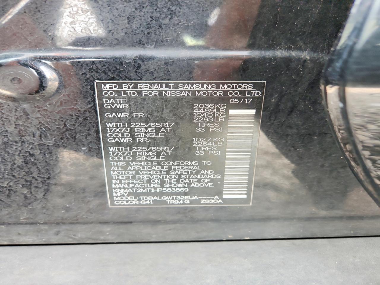 Nissan Rogue Sv