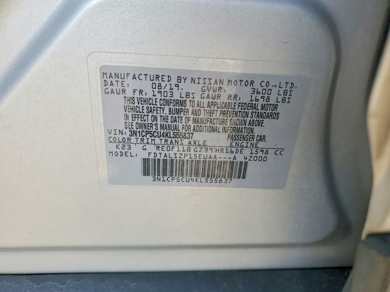Nissan Kicks Sv