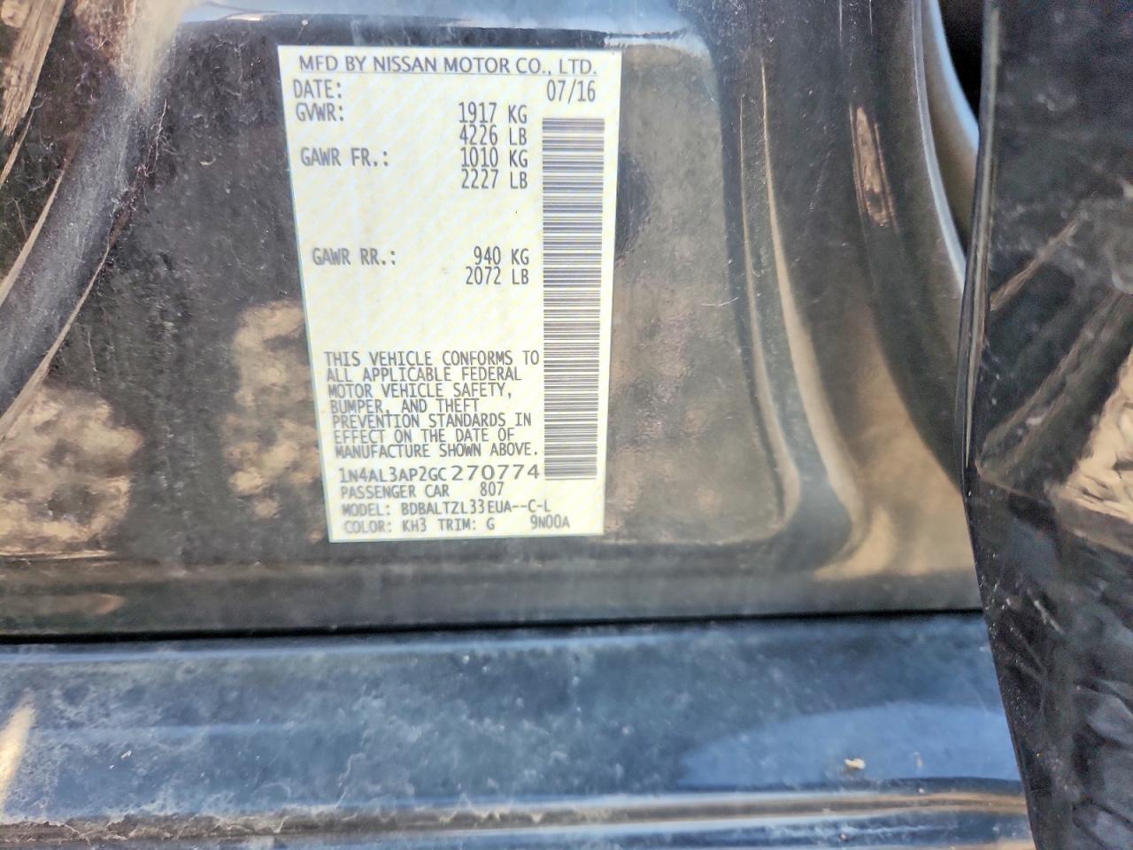 Nissan Altima 2.5 Sl