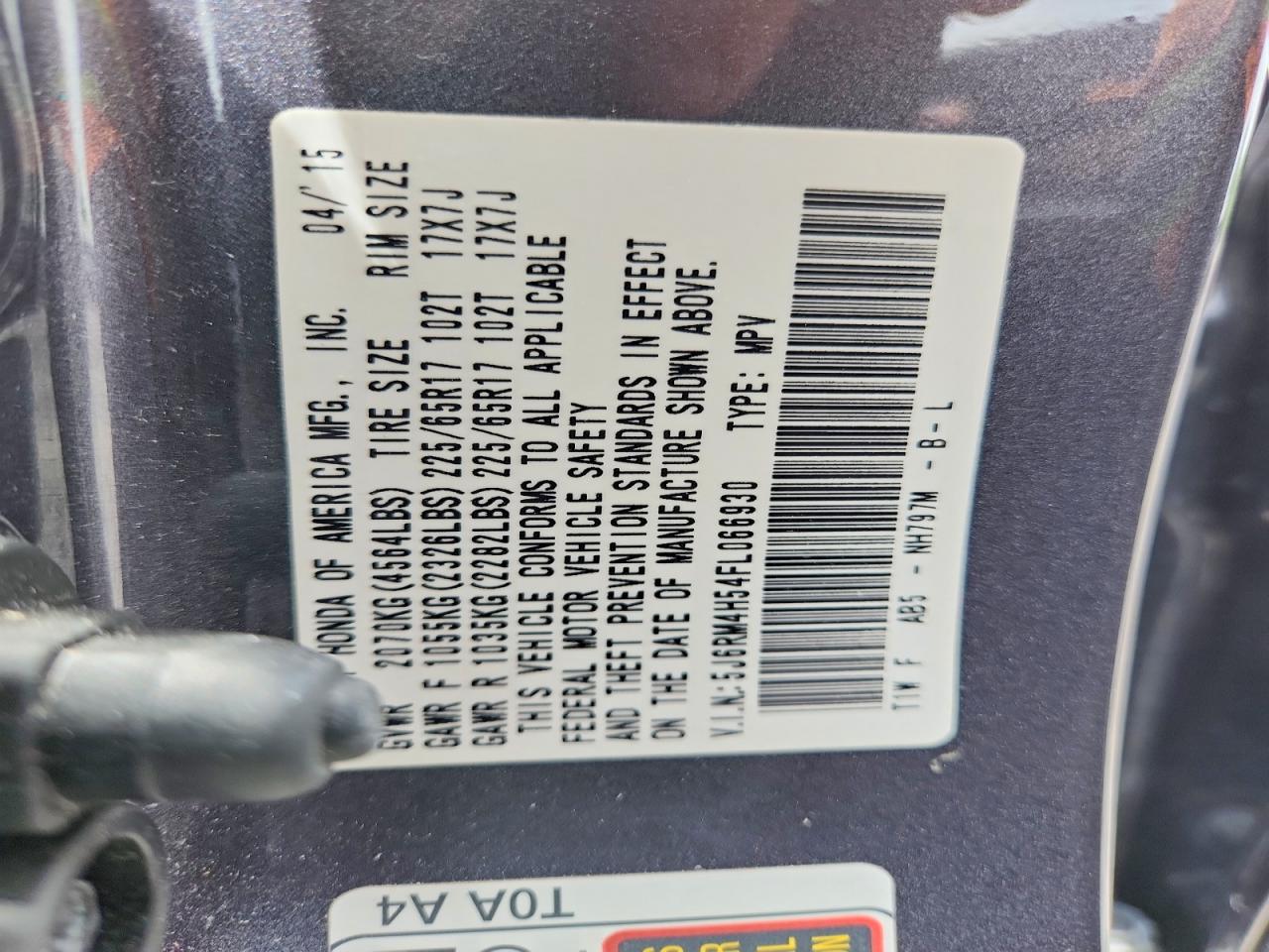 Honda Crv Ex