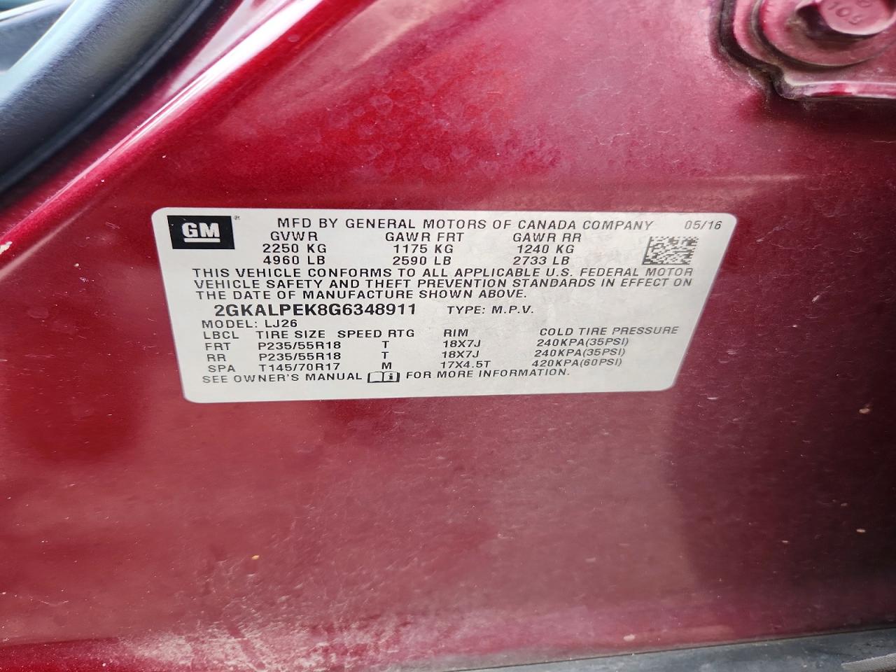 GMC Terrain Slt