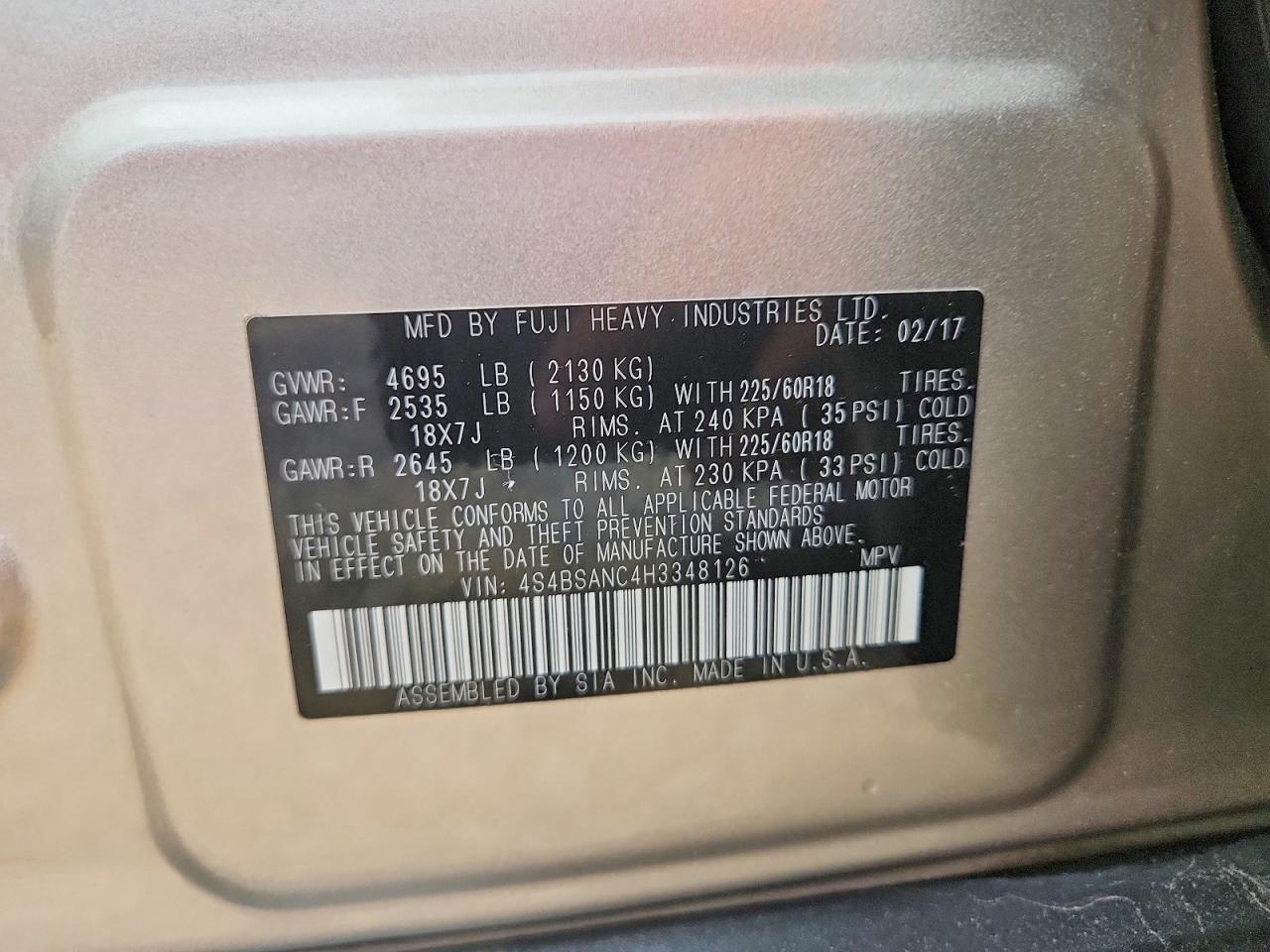 Subaru Outback 2.5i Limited