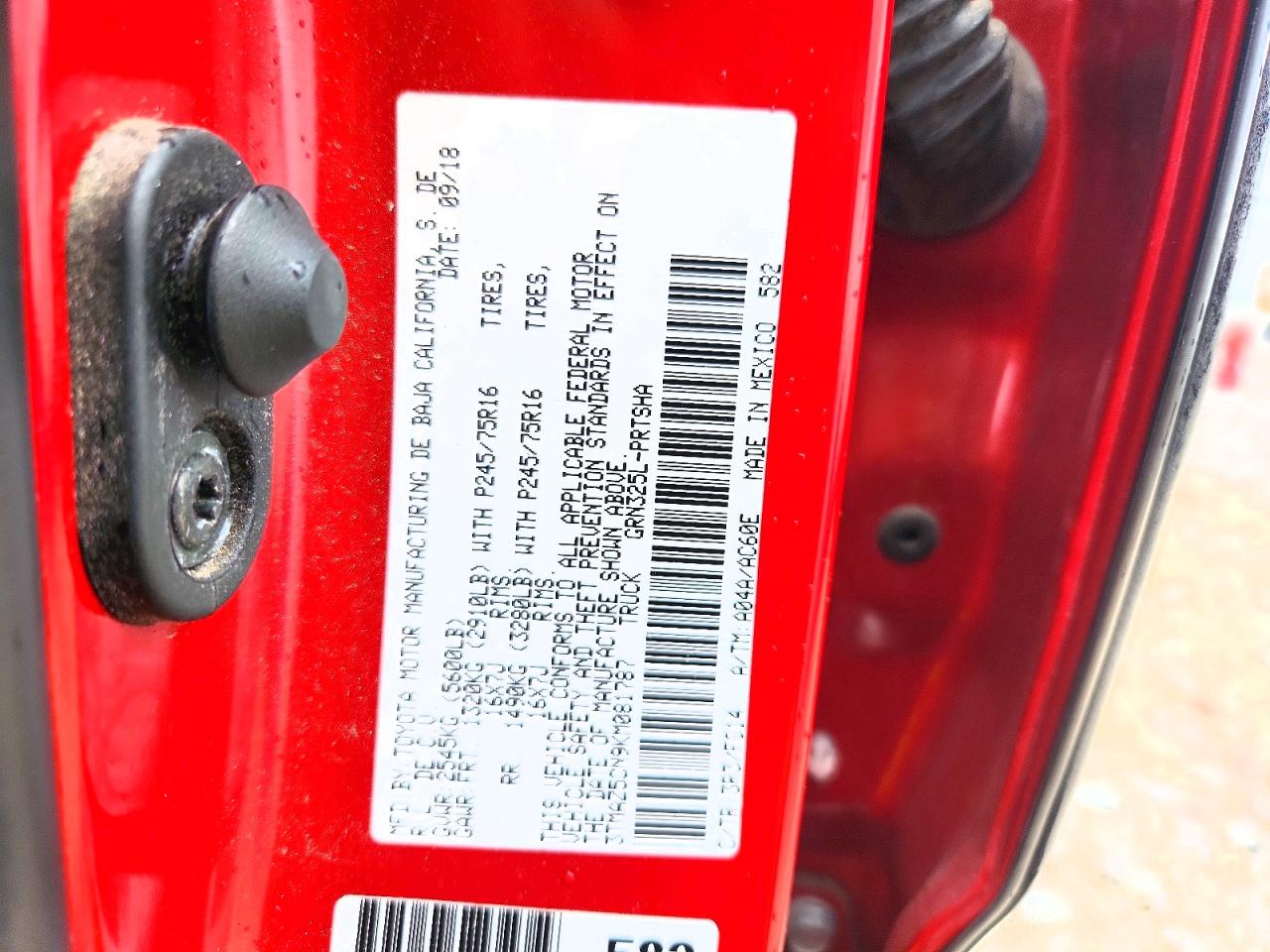 Toyota Tacoma Sr5 V6