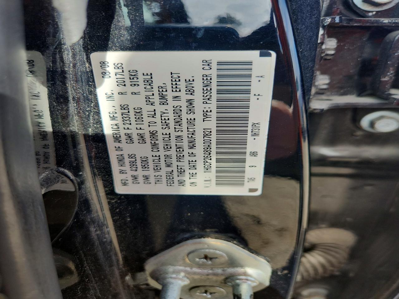 Honda Accord Lxp