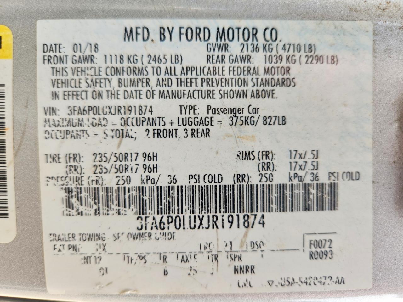 Ford Fusion Se Hybrid