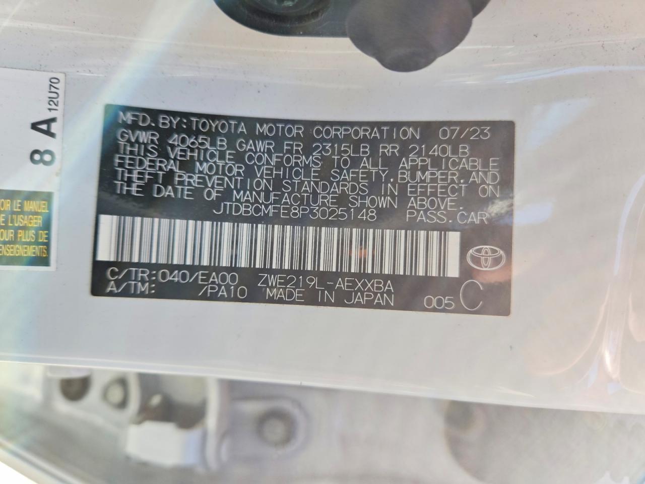 Toyota Corolla Xle