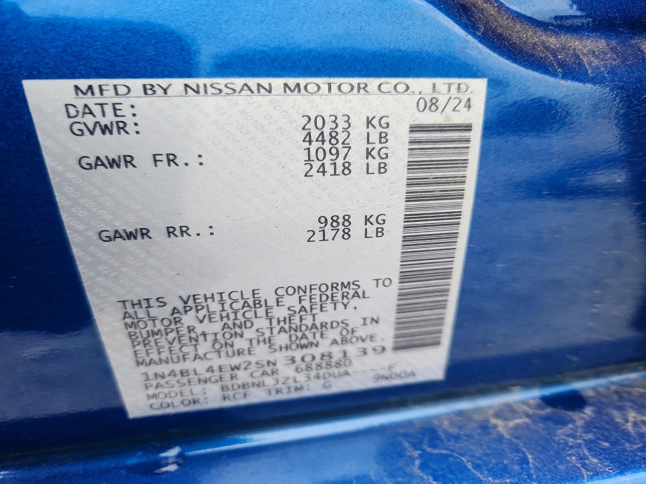 Nissan Altima Sl