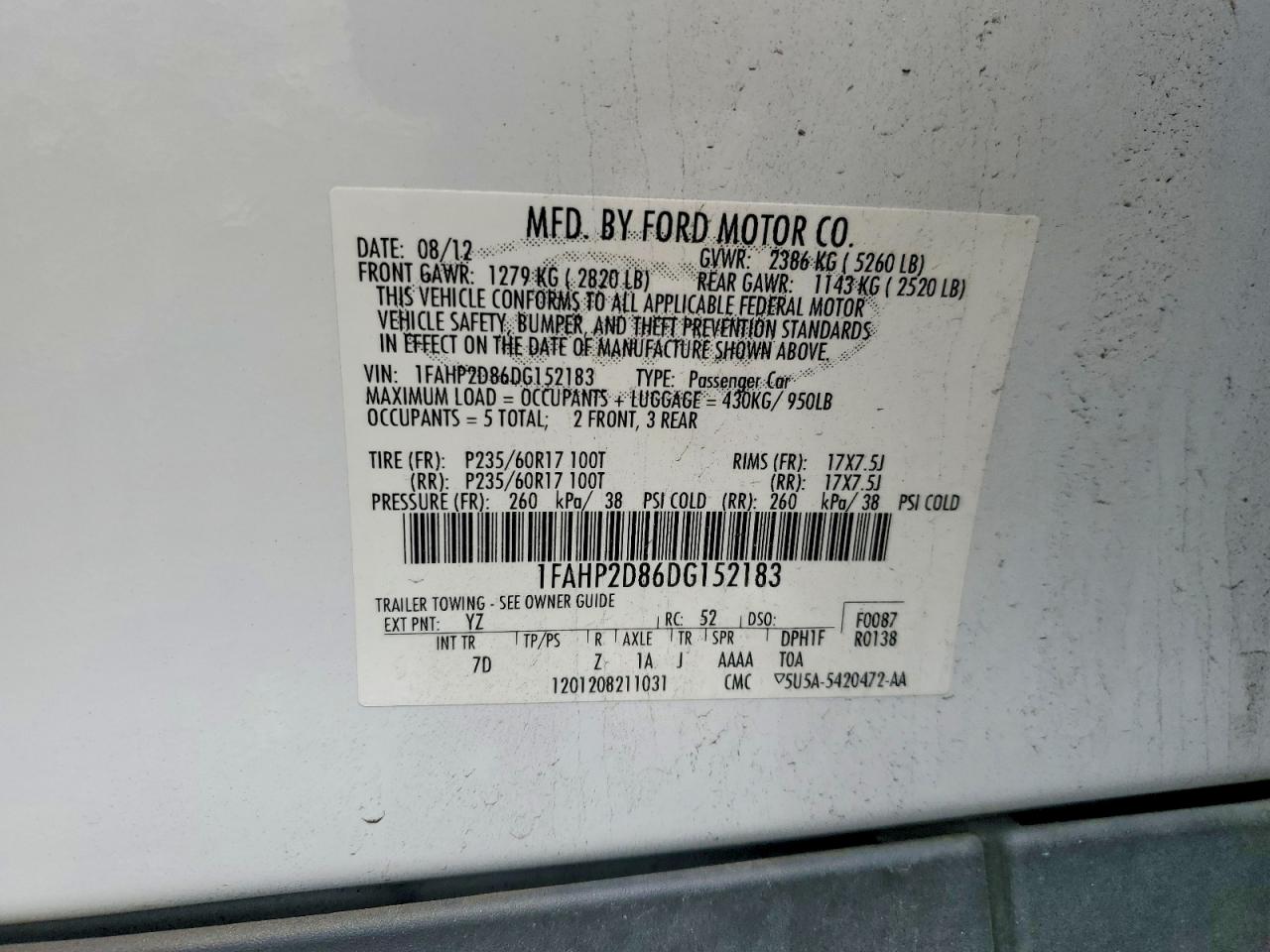 Ford Taurus Se