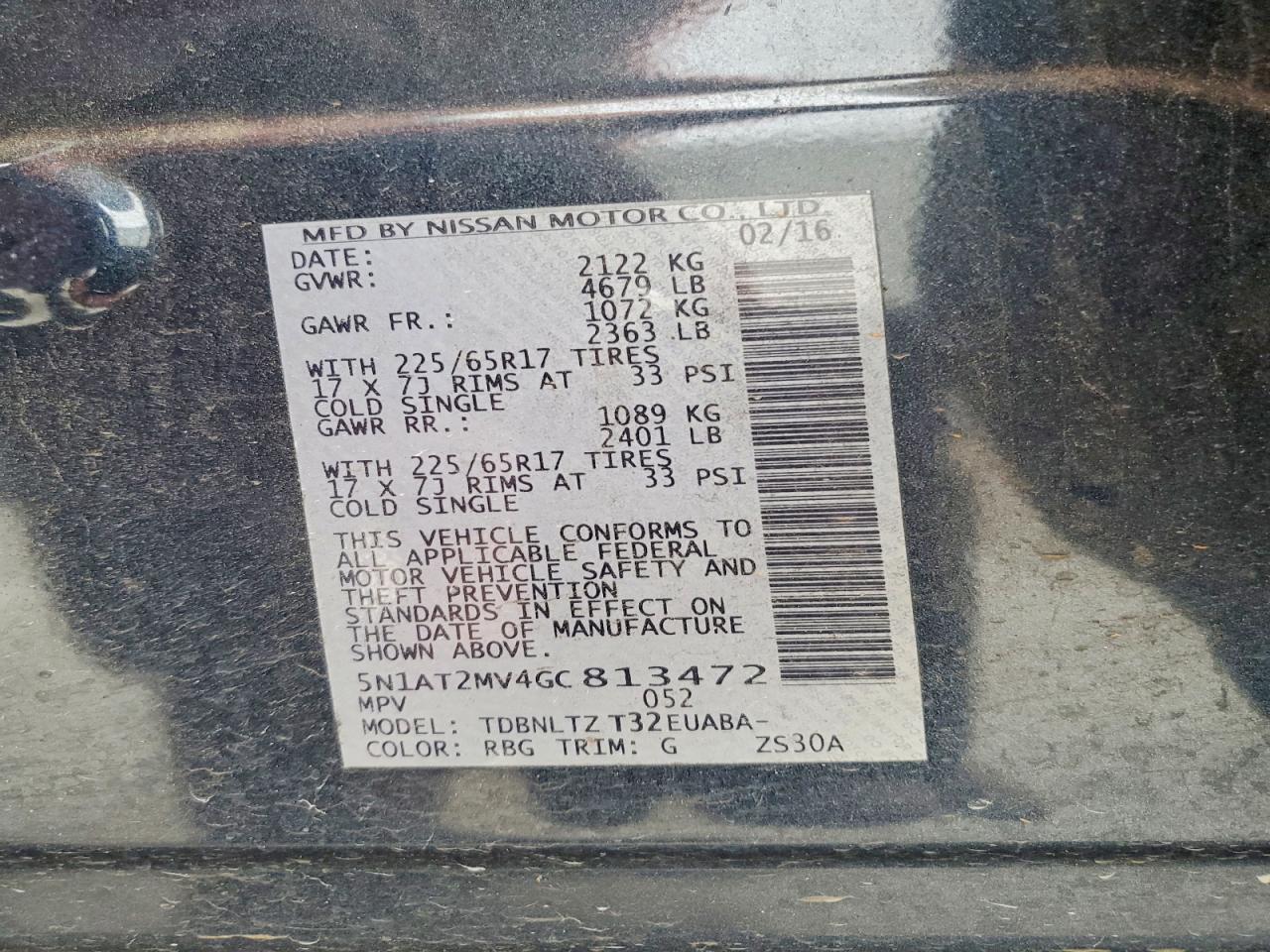 Nissan Rogue Sv