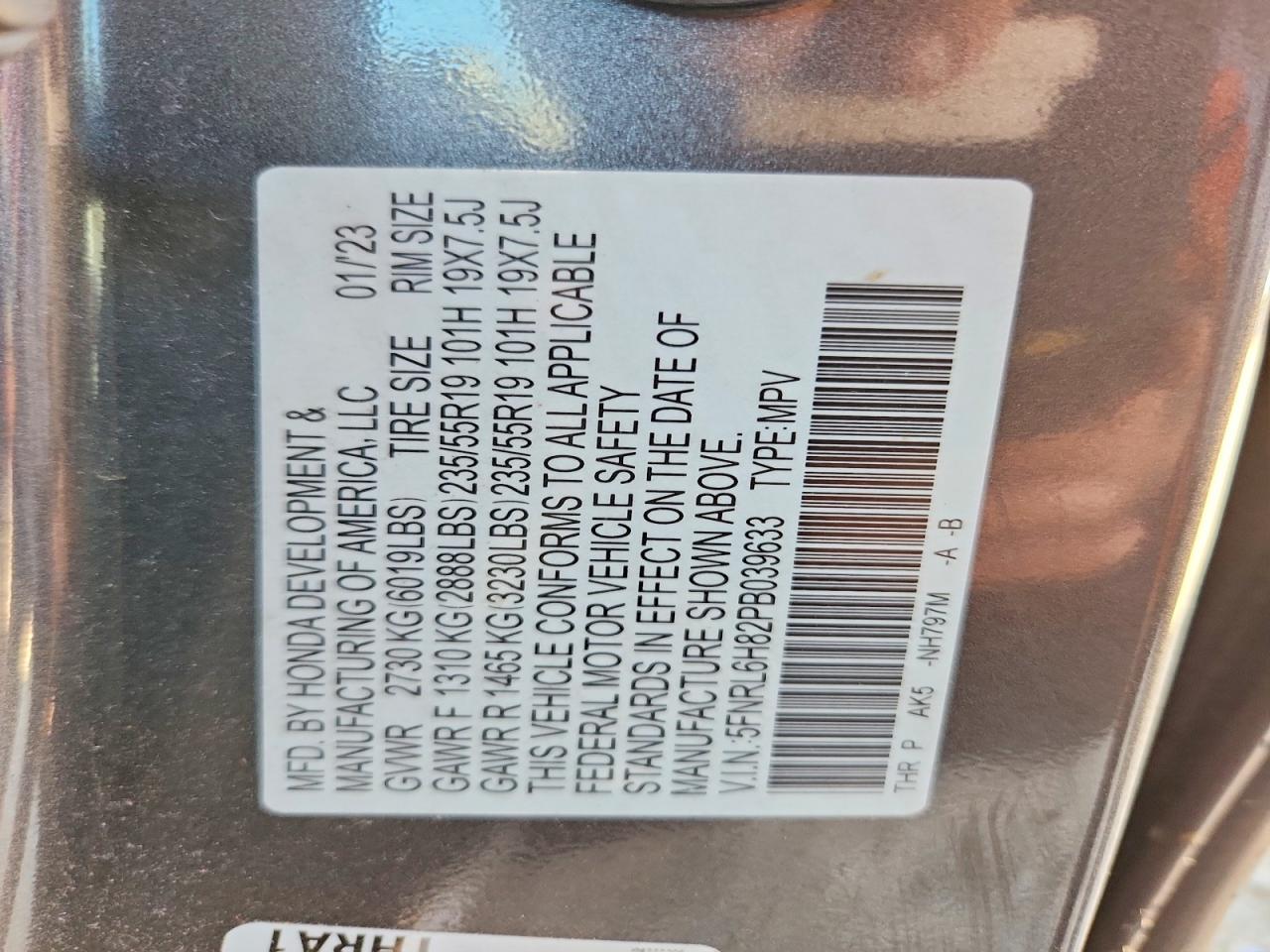 Honda Odyssey Touring