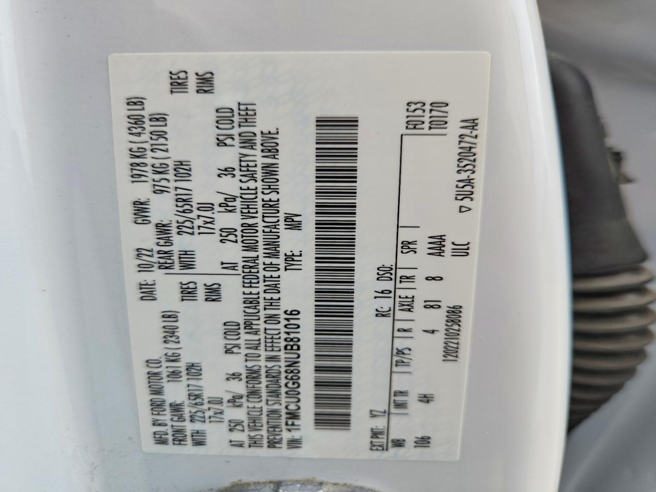 Ford Escape Se