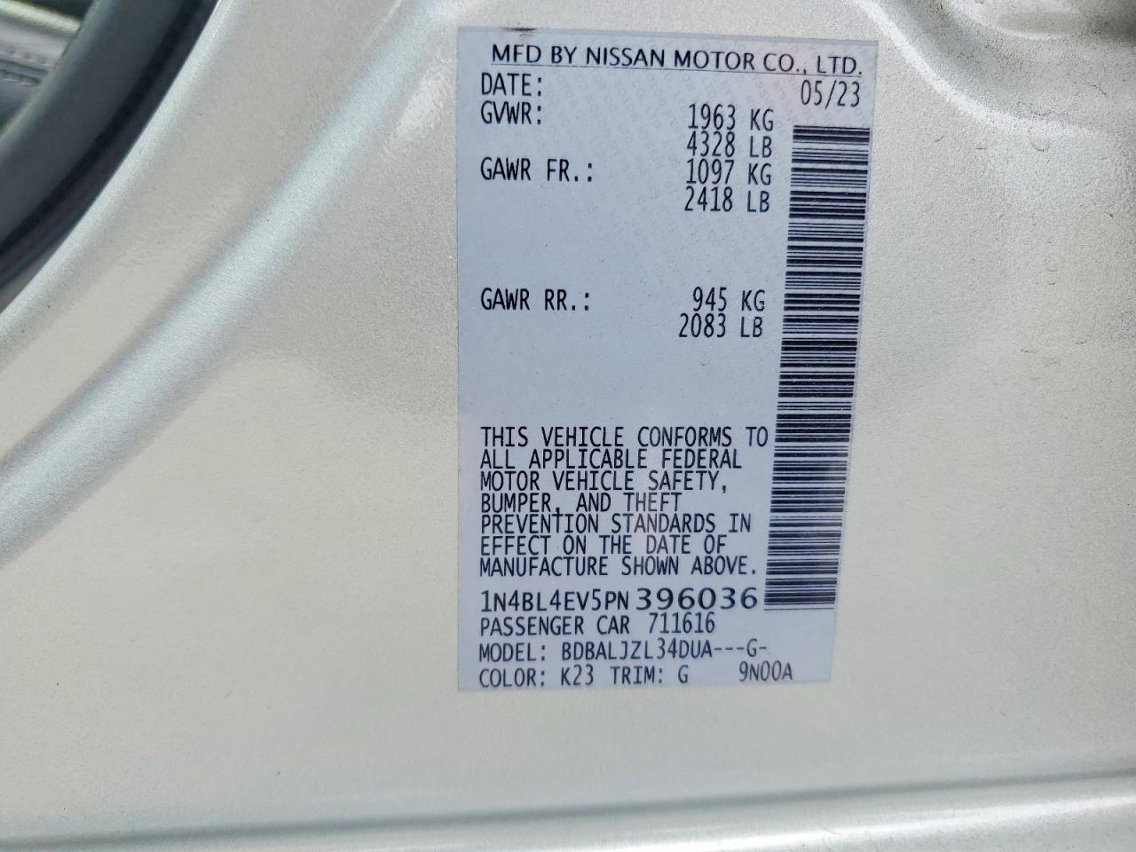 Nissan Altima Sl