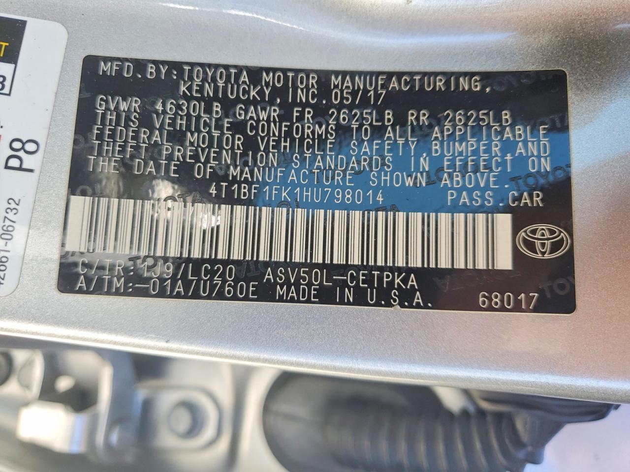 Toyota Camry Xse