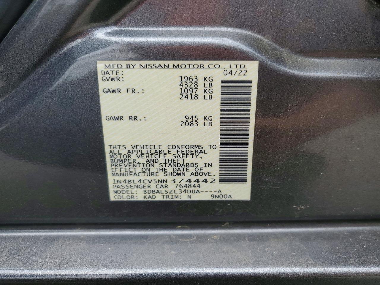Nissan Altima Sr