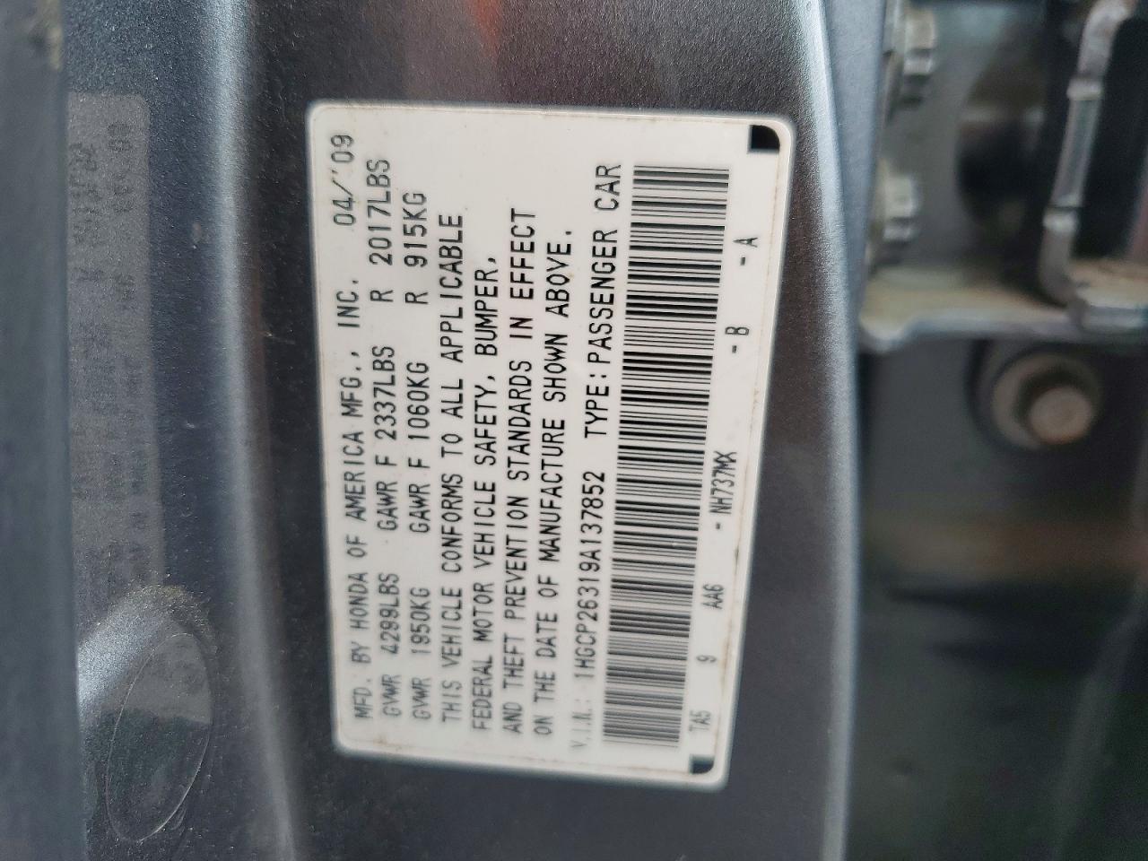 Honda Accord Lx