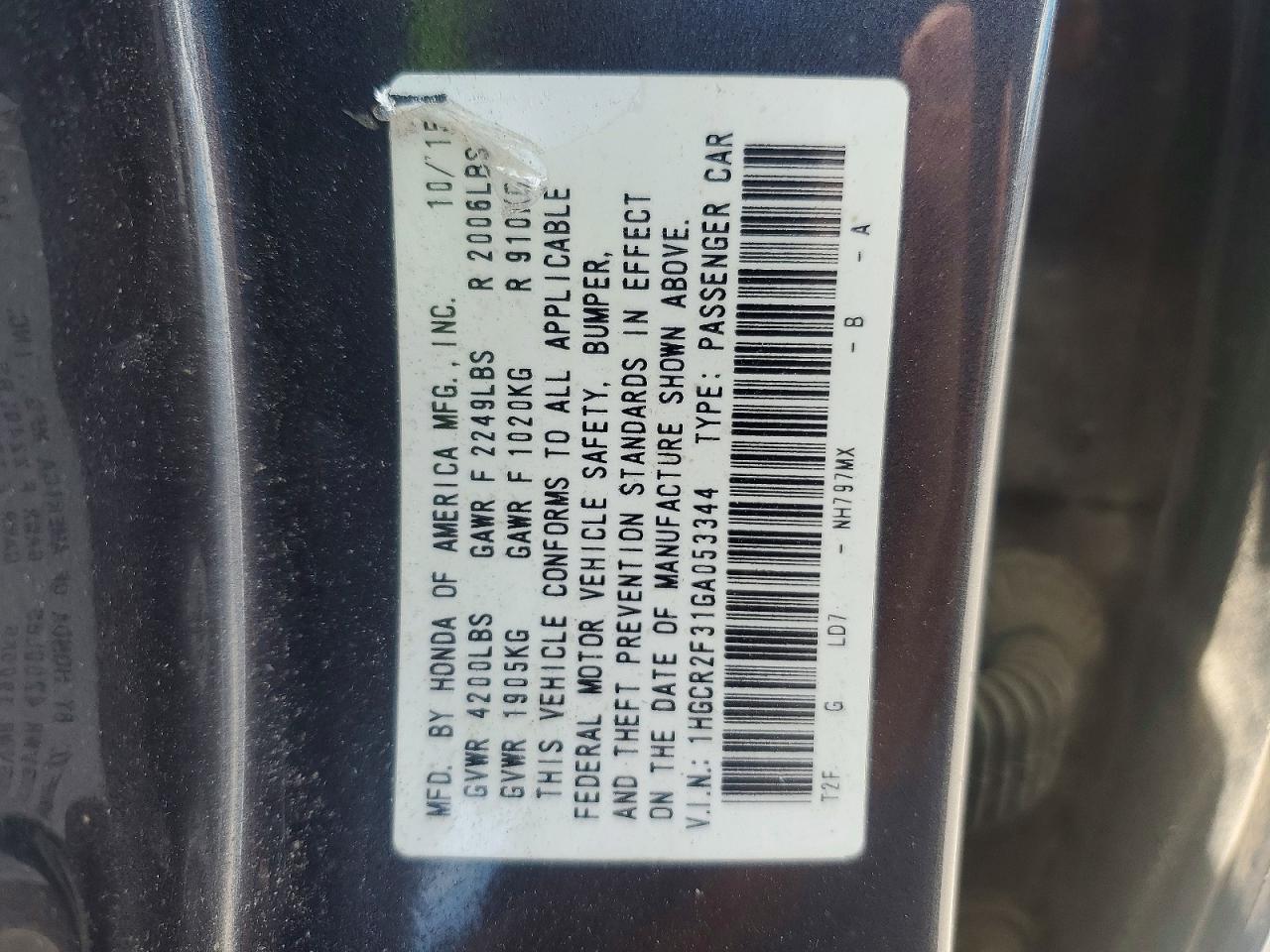 Honda Accord Lx