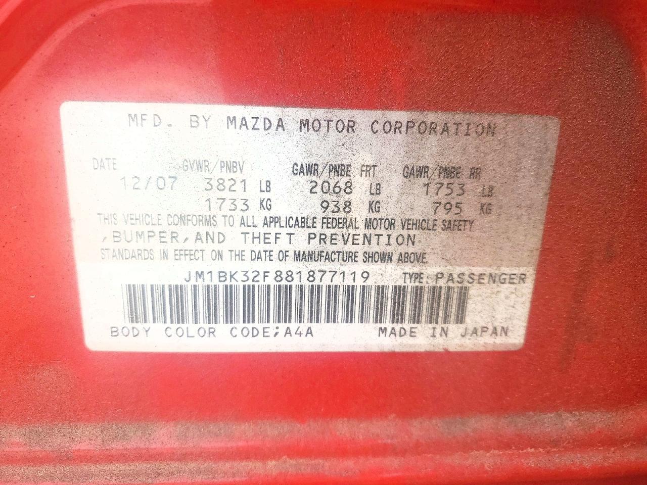 Mazda 3 I