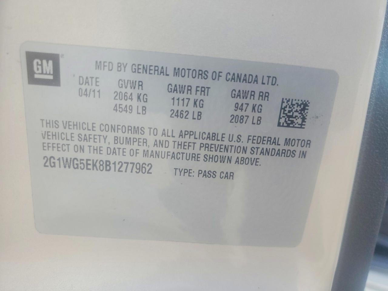 Chevrolet Impala Lt