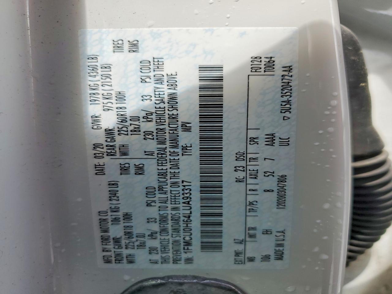 Ford Escape Sel