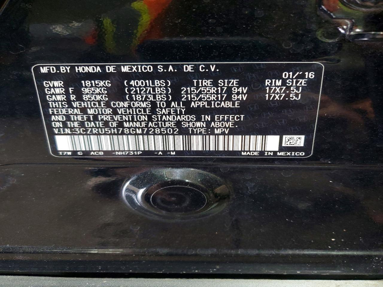 Honda HR-V Exl